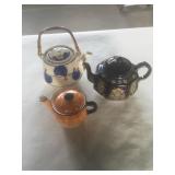 Three Vintage Teapots