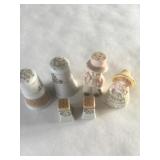 Three Pairs of Vintage Salt and Pepper Shakers