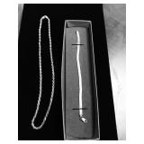 Sterling Chain and Bracelet