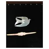 Mother of Pearl Dove Pin & Bar Pin