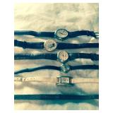 6 Watches with Leather Bands