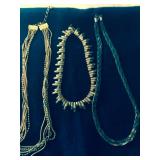 Group of Gold Toned Necklaces