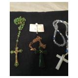 Four Cross Necklaces