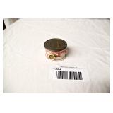 Milk Glass Drum Bank