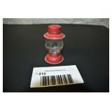 Glass Railroad Lantern Candy Container