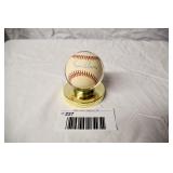 Ernie Banks Autographed Baseball