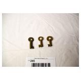 ATSF Key, Bohannon NY Key, & Fraim Key