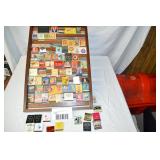 78 Match Books and Display Rack
