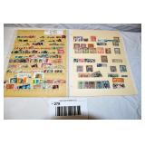 Box of stamps, Stamp Album, Old Stamped Envelopes