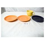 3 New Fiesta Saucers & 1 Cup