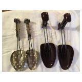 Vintage Metal and Plastic Shoe Stretchers