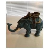 Cast Iron Elephant Bank