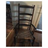 Antique Ladderback Rocker