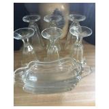 Vintage Sundae and Banana Split Dishes