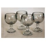 Anchor Hocking Heavy Glass Schooners or Goblets