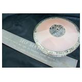 Vintage Glass Light Shade & Self Service Sign