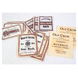Vintage Liquor Labels