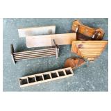 Wood and Faux Wood Shelves and Wall Pieces