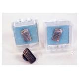 Three Small Ford Sterling Silver Lapel Pins