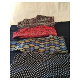 Four Pair of Lularoe One Size Leggings
