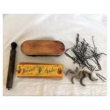 Antique Brass Grease Gun, Applicator and More