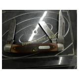 SCHRADE OLD TIMER 3 BLADED FOLDING POCKET KNIFE