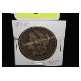 US 1891 CARSON CITY MORGAN SILVER DOLLAR