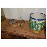 OUTDOOR PLANTER AND WALL DECORATIONS