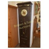 ANTIQUE DOM CONO GRANDFATHER CLOCK IN