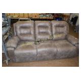 LIKE NEW SOFA WITH ELECTRIC RECLINERS ON