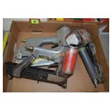 GROUP OF 3 AIR POWERED NAIL GUNS