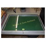 ALUMINUM 42" X 22" TABLE TOP DISPLAY CASE