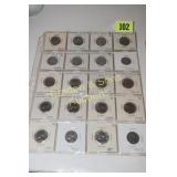 GROUP OF 40 JEFFERSON NICKELS FROM 1960-1981