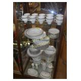 GROUP OF 108 PIECES OF MIKASA PLATINUM CROWN