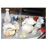 TRAY OF ASSTD FIGURINES ETC