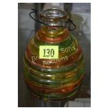 VINTAGE GLASS FLY TRAP