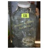 VINTAGE GLASS MINNOW JAR