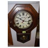 CONTEMORARY BULOVA CHIME WALL CLOCK