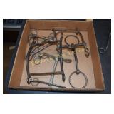 GROUP OF 5 ANTIQUE HORSE BITS
