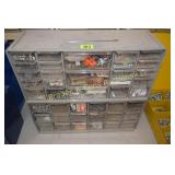 GROUP OF 2 STORAGE BINS WITH CONTENTS