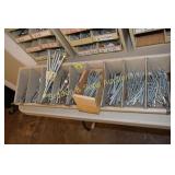 STORAGE BIN WITH CONTENTS