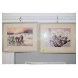 GROUP OF 2 FRAMED 11" X 15" NATIVE AMERICAN