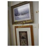 FRAMED 12" X 17" AND 16" X 8" NATIVE AMERICAN