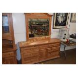 CONTEMPORARY DRESSER WITH MIRROR