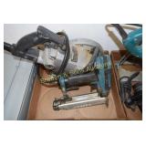 USED SKIL SAW AND NAIL GUN