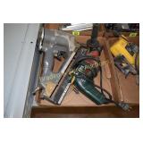 USED NAIL GUN AND ELECTRIC DRILL