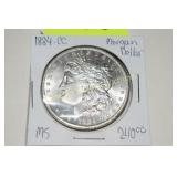 US 1884 CARSON CITY MORGAN SILVER DOLLAR