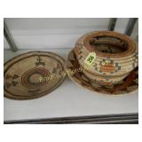 GROUP OF 5 NATIVE AMERICAN BASKETS