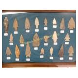 GROUP OF 21 TEXAS TYPE NATIVE AMERICAN