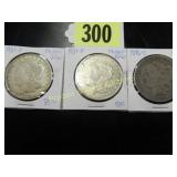 US 1898-O AND TWO 1921-P MORGAN SILVER DOLLARS